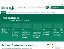 Tablet Screenshot of lehmanns.ch