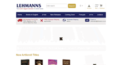 Desktop Screenshot of lehmanns.co.uk