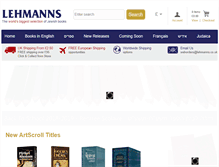 Tablet Screenshot of lehmanns.co.uk